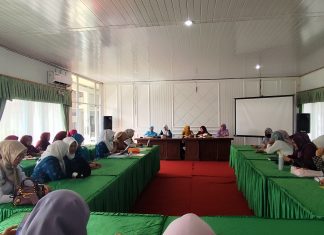 DWP Unila Adakan Rapat Bulanan di Wisma Universitas Lampung (UNILA)