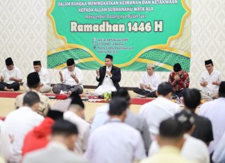 DWP Unila Hadiri Pengajian dalam Rangka Menyambut Bulan Suci Ramadhan