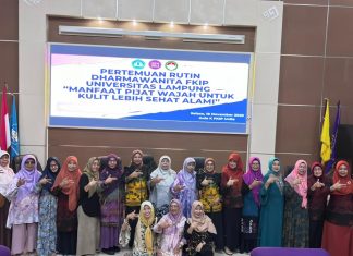 “Belajar Awet Muda Bersama: DWP Unsur Pelaksana FKIP Unila Berlangsung Hangat”