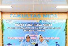 DWP FMIPA Tunjukkan Dukungan pada Yudisium Periode III Tahun 2026