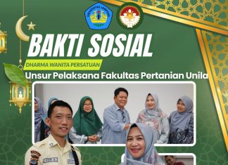 DWP FP Unila Gelar Bakti Sosial Ramadhan, Salurkan 264 Paket Idulfitri dan Silaturahmi ke Rumah Senior