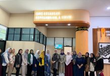 Suasana Hangat Arisan dan Halalbihalal DWP Unsur Pelaksana KPA Unila